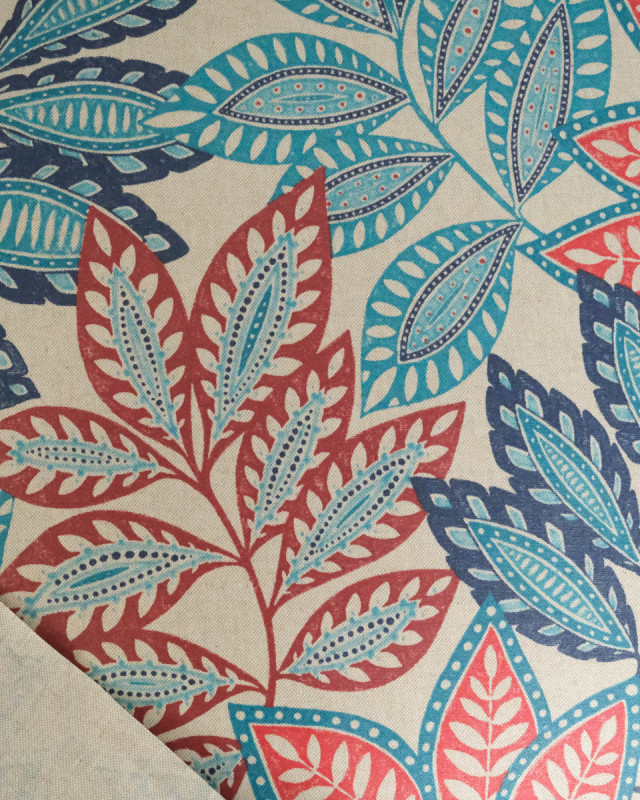 Tissu Enduit Sureau Bleu - Mercerine