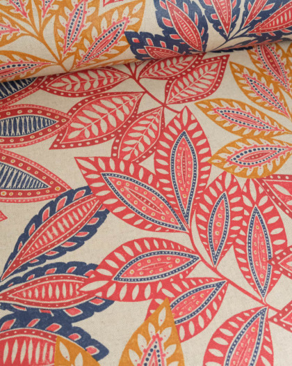 Tissu Enduit Sureau Rouge - Mercerine