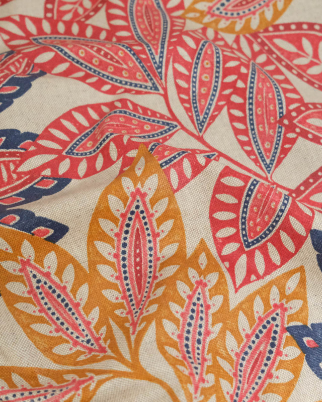 Tissu Enduit Sureau Rouge - Mercerine