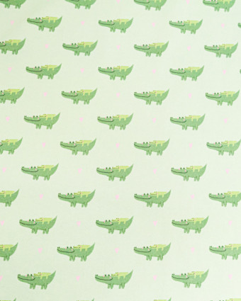Jersey de Coton Imprimé Club Crocodile - Mercerine