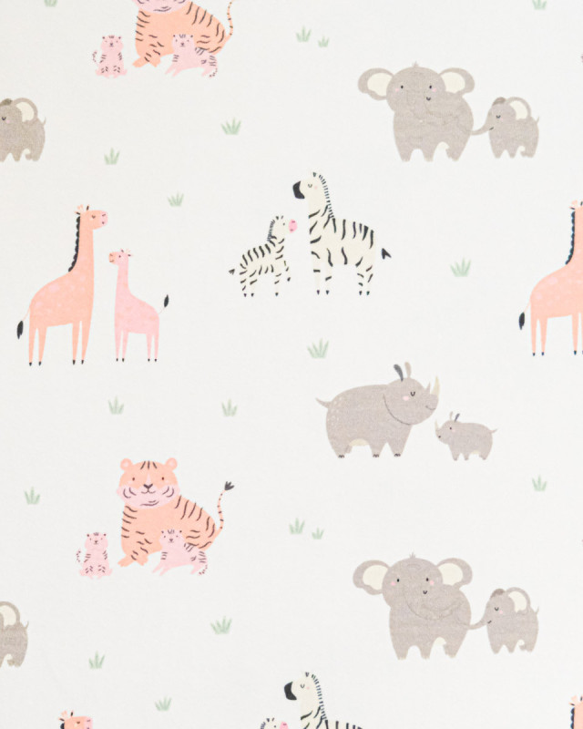 Jersey de Coton Imprimé Jungle Vibes - Mercerine