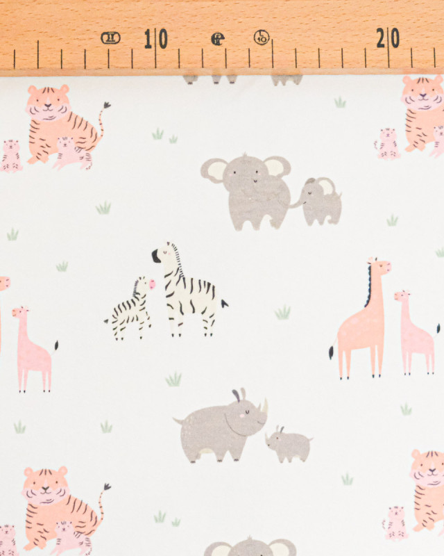 Jersey de Coton Imprimé Jungle Vibes - Mercerine