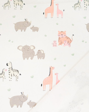 Jersey de Coton Imprimé Jungle Vibes - Mercerine