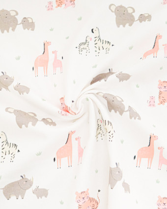 Jersey de Coton Imprimé Jungle Vibes - Mercerine