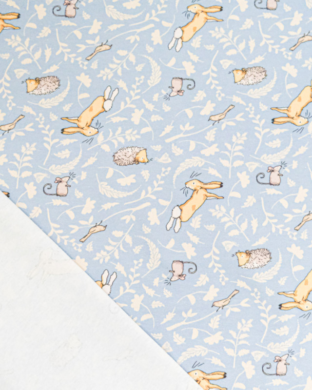 Jersey de Coton Imprimé Club Lapin - Mercerine