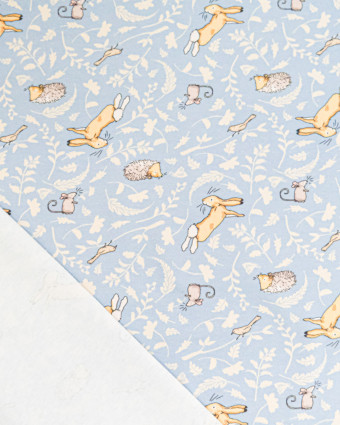 Jersey de Coton Imprimé Club Lapin - Mercerine