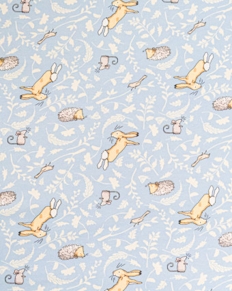 Jersey de Coton Imprimé Club Lapin - Mercerine