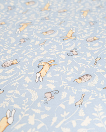 Jersey de Coton Imprimé Club Lapin - Mercerine
