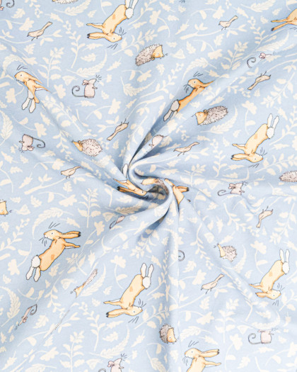 Jersey de Coton Imprimé Club Lapin - Mercerine
