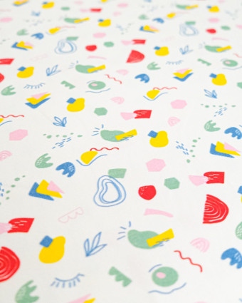 Jersey de Coton Imprimé Frutti - Mercerine