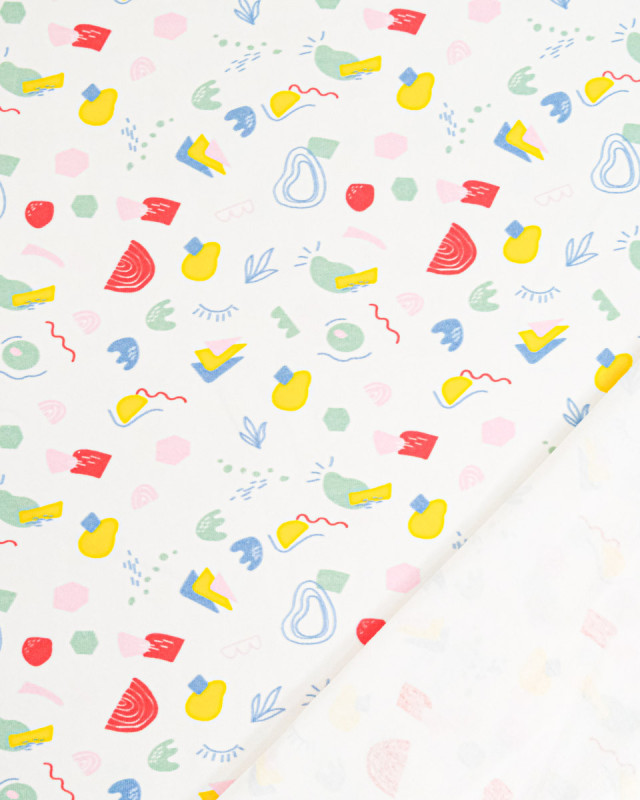 Jersey de Coton Imprimé Frutti - Mercerine
