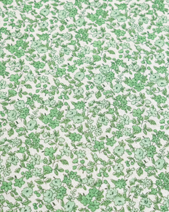 Cretonne de Coton Leonie Vert Pastel - Mercerine