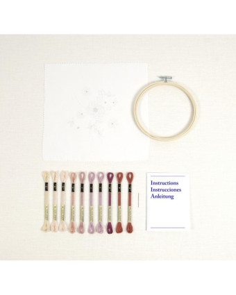 Kit de Broderie La Reine Marguerite - DMC - Mercerine
