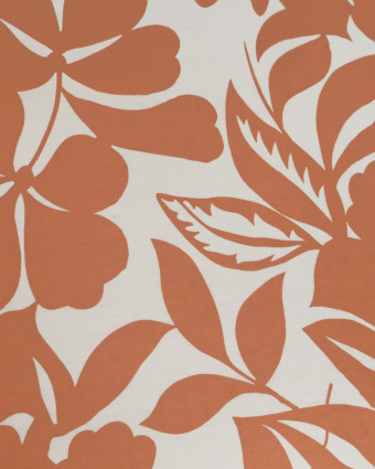 Viscose Mélangée Imprimé Thaia Camel - Mercerine
