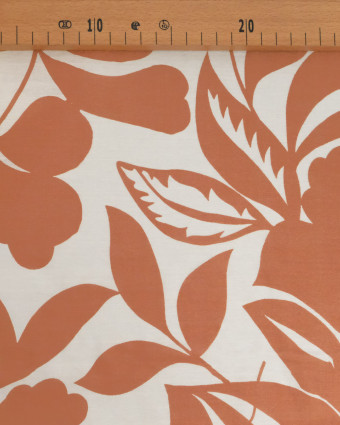 Viscose Mélangée Imprimé Thaia Camel - Mercerine