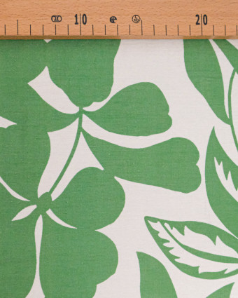 Viscose Mélangée Imprimé Thaia Vert - Mercerine