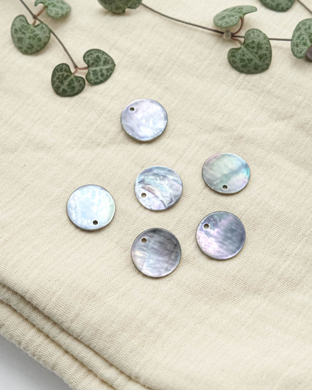Sequin de Nacre Gris - Mercerine