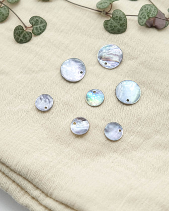 Sequin de Nacre Gris - Mercerine