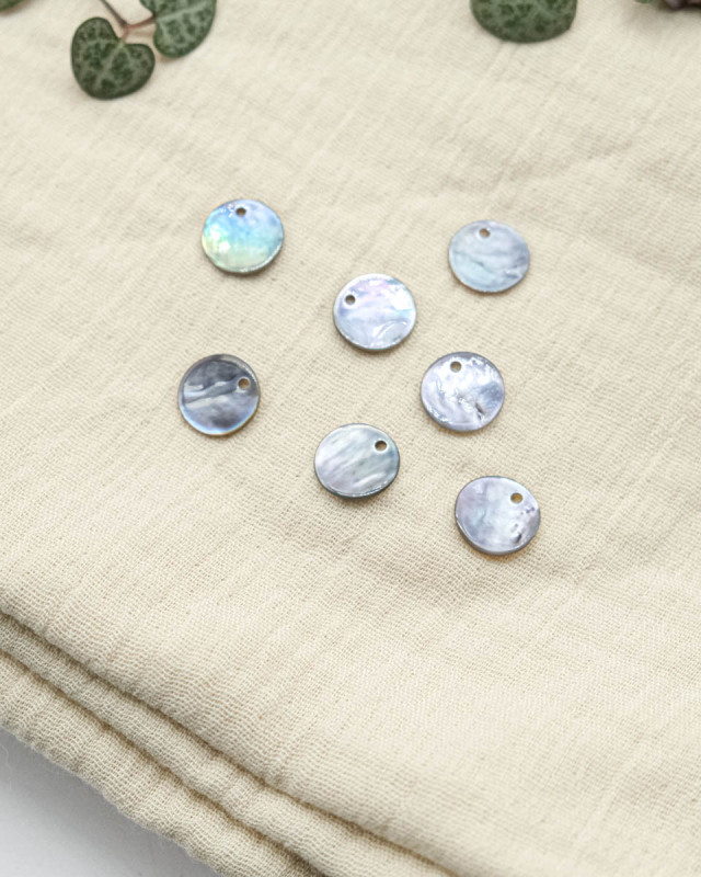 Sequin de Nacre Gris - Mercerine