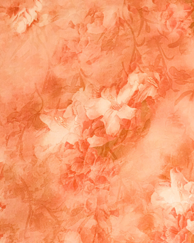 Tissu Jacquard Effet Soie Romantique Sienne - Mercerine