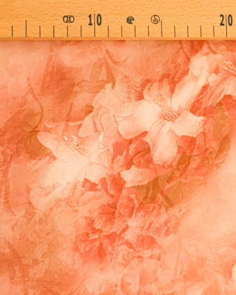 Tissu Jacquard Effet Soie Romantique Sienne - Mercerine