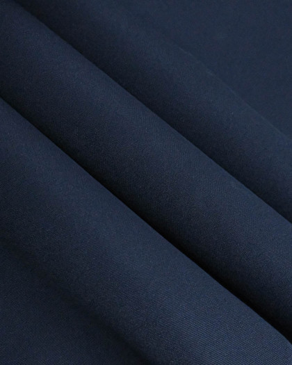 Toile Etanche Prestance Uni Navy - Mercerine