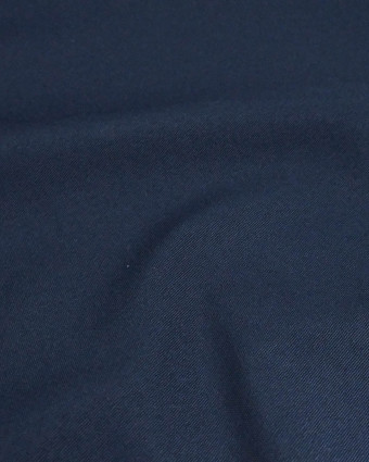Toile Etanche Prestance Uni Navy - Mercerine