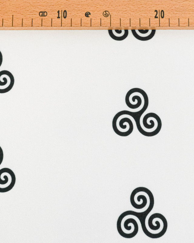 Eponge Microfibre Imprimé Triskèle Breton Envers Bouclette - Mercerine