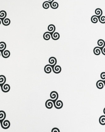 Eponge Microfibre Imprimé Triskèle Breton Envers Bouclette - Mercerine