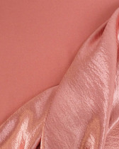 Tissu Crêpe Envers Satiné Vieux Rose