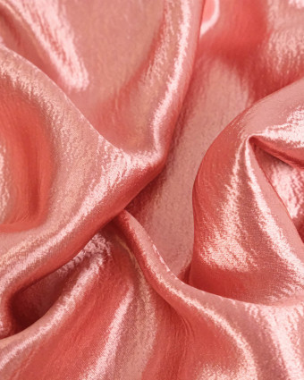 Tissu Crêpe Envers Satiné Vieux Rose - Mercerine