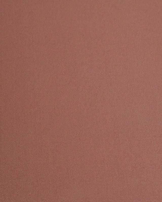Tissu Crêpe Uni Taupe Rosé - Mercerine