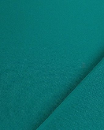 Tissu Crêpe Léger Uni Bleu Vert - Mercerine