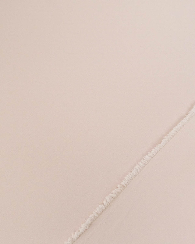 Tissu Crêpe Stretch Rose Poudré - Mercerine