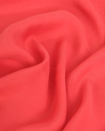 Tissu Viscose Envers Satiné Rouge - Mercerine