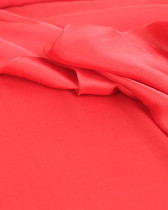 Tissu Viscose Envers Satiné Rouge