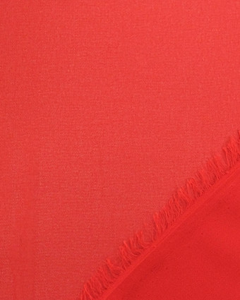 Tissu Mousseline Uni Rouge - Mercerine