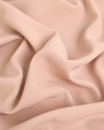 Tissu Crêpe Léger Vieux Rose - Mercerine