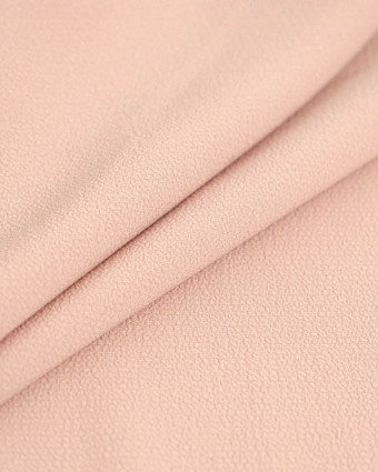 Tissu Crêpe Léger Vieux Rose - Mercerine