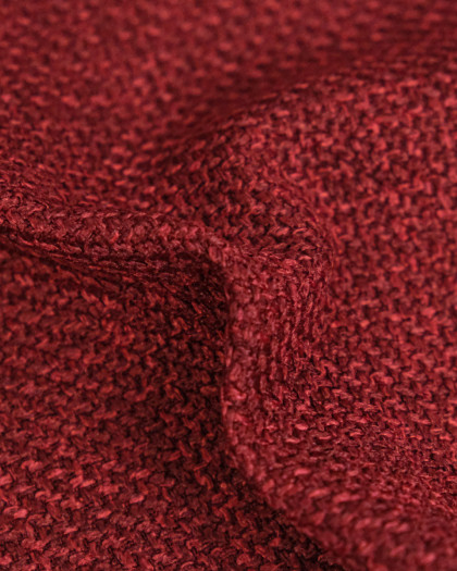 Tissu ameublement Farreli Bordeaux - Mercerine