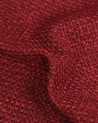 Tissu ameublement Farreli Bordeaux - Mercerine