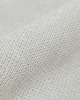 Tissu Velours Ameublement Célia Gris Clair - Oekotex - Mercerine