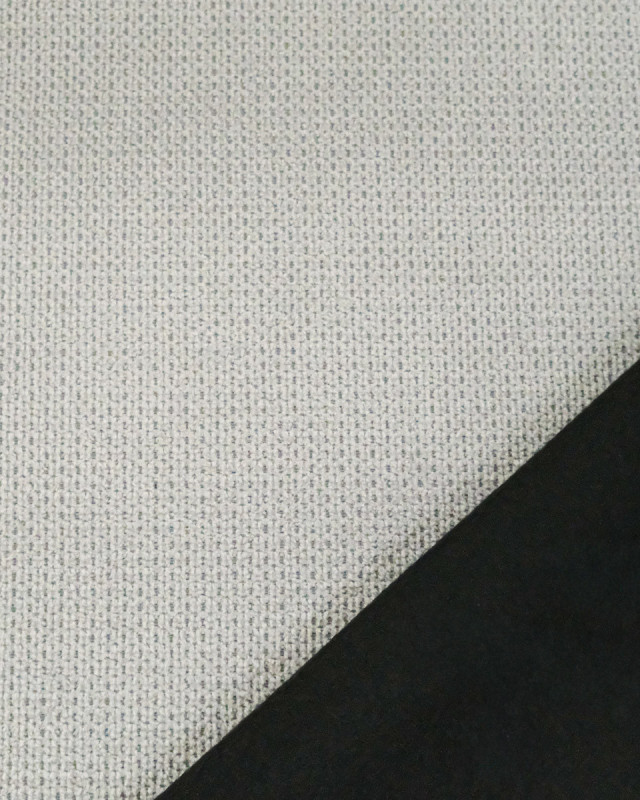 Tissu Velours Ameublement Célia Gris Clair - Oekotex - Mercerine