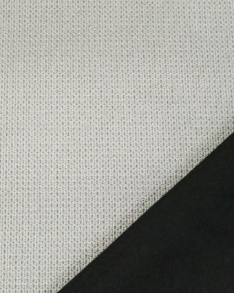 Tissu Velours Ameublement Célia Gris Clair - Oekotex - Mercerine