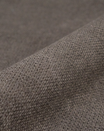 Tissu Velours Ameublement Célia Gris Charbon - Oekotex - Mercerine