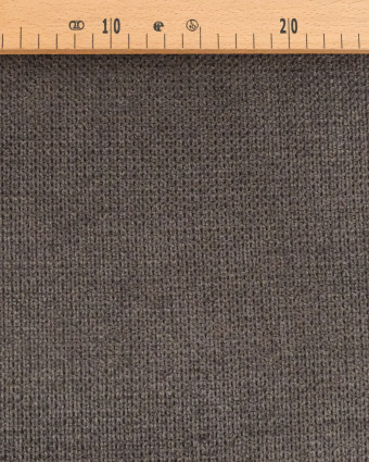 Tissu Velours Ameublement Célia Gris Charbon - Oekotex - Mercerine