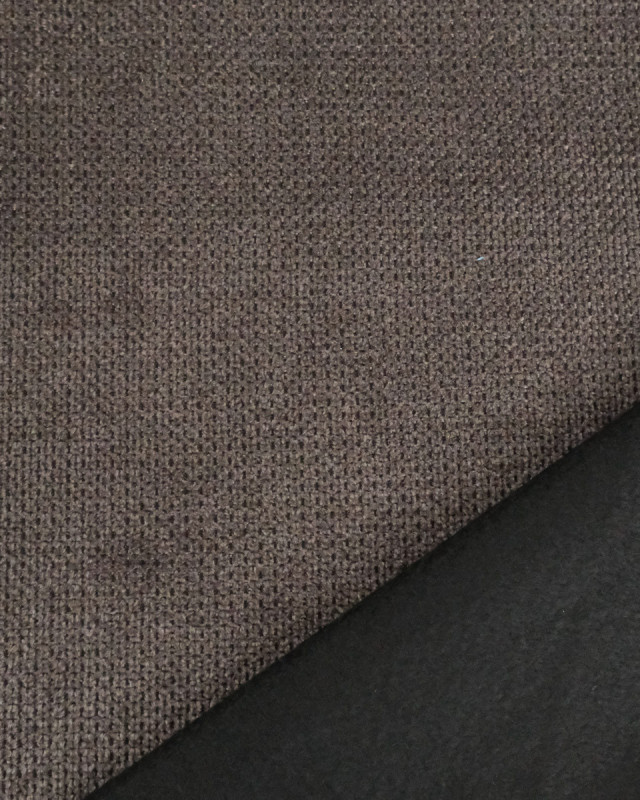 Tissu Velours Ameublement Célia Gris Charbon - Oekotex - Mercerine