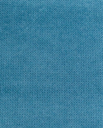 Tissu Velours Ameublement Célia Bleu Clair - Oekotex - Mercerine