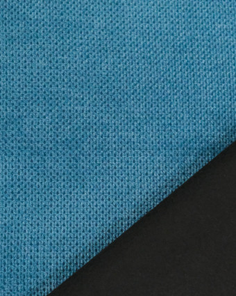 Tissu Velours Ameublement Célia Bleu Clair - Oekotex - Mercerine