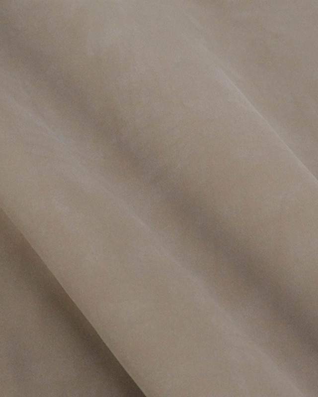 Simili Cuir Fable Effet Peau de Pêche Taupe - Mercerine